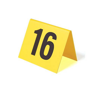 Short Plastic Photo Evidence Numbers (16-50)