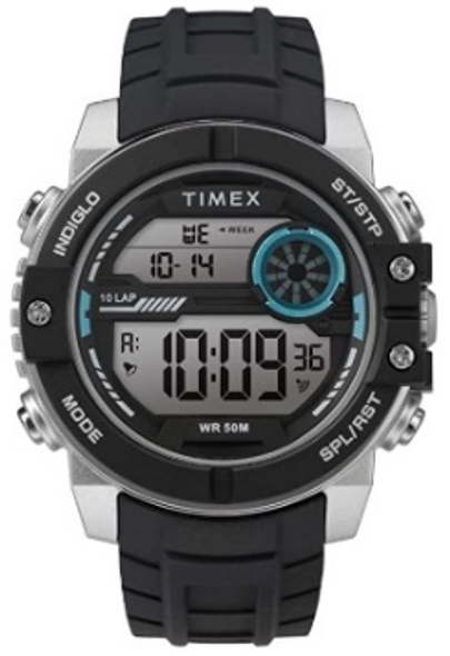 Timex Sport Digital Watch w/ Silicone Strap
