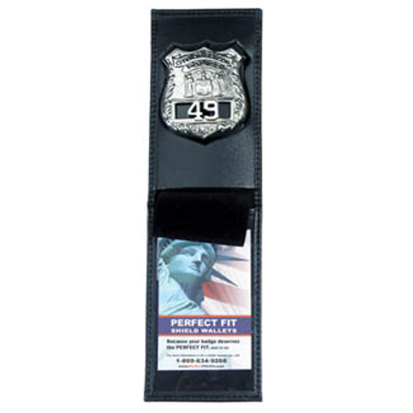 Dress Leather Top Opening Badge Case - 2.75''x4.75'' Dress Leather Top Opening Badge Case - 2.75''x4.75''