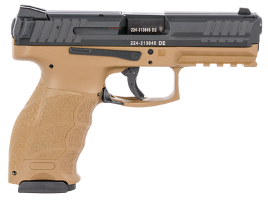 HK 81000225 VP9  9mm Luger 4.09" 17+1 (2) Flat Dark Earth Polymer Frame Black Steel Slide Flat Dark Earth Polymer Grip