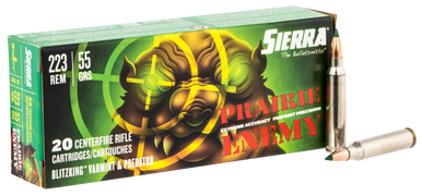 Sierra Prairie Enemy, Sierra A145509 223 Rem   55 Blitzking        20/10