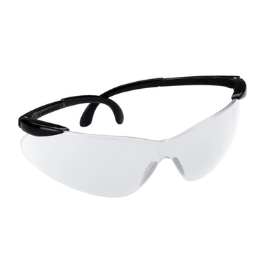 Champion Targets 40615 Open Frame Ballistic Shooting Glasses, Black Frame w/ Clear Lens