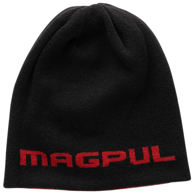 Magpul Industries Corp Reversible Icon, Magpul Mag1299-003 Reversible Icon Beanie  Blk/red