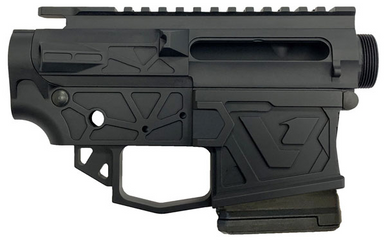 Variant 1 Stripped Billet Fixed Magazine Upper Lower Receiver Set
