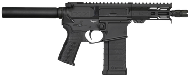 CMMG PE54ABCC7AB Banshee MK4 5.7x28mm 40+1 5" Black Nitride Threaded Barrel, M-LOK Handguards, Black Armor Cerakote Aluminum Picatinny Rail Receiver, Black Synthetic Buffer Tube, Black Polymer Grips