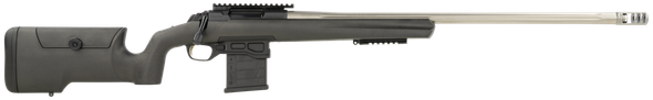 Browning 035560291 X-Bolt Target Max 6mm Creedmoor 10+1 26" Satin Gray Bull/Fluted Barrel, Matte Blued Steel Receiver, Matte Black Fixed Max Adj Comb Stock, Right Hand
