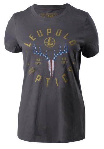 Leupold American Whitetail, Leu 179151 Amer Whitetail     Tee Lg Womens Grey