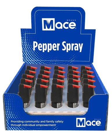 Mace Twist Lock, Msi 60025 Mace Twist Lock Pepper Spray Display  25