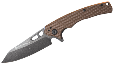 Remington Accessories Edc, Rem 15664  Edc Coping Fldr G10 Tan D2 Stonewashed