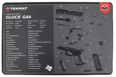 Beck Tek, Llc (tekmat) Glock 44, Tekmat Tekr17glock44       Glk 44