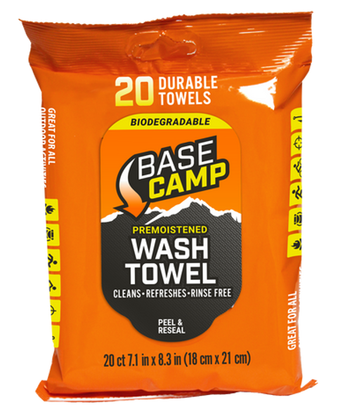 Dead Down Wind (arcus) Base Camp, Ddw 1356       Camp Wash Towels - 7" X 8"