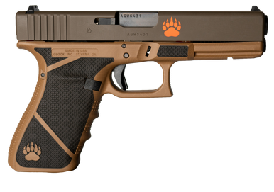 Weapon Works UG2050203-228094 G20 Gen4 Full Size Frame 10mm Auto 15+1 4.61" Black Steel Barrel Grizzly Glock Serrated Steel Slide Grizzly Glock Polymer Frame w/Picatinny Rail Ambidextrous, USA Made