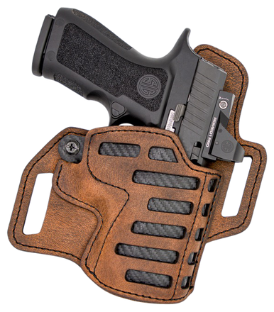 Versacarry Compound, Versa C2213-2      Compound Hlstr    Owb Sz3   Brn