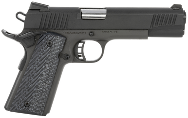 Rock Island 51511 M1911-A1 Standard FS 45 ACP 8+1 5" Barrel, Black Parkerized Steel Frame w/Beavertail, Parkerized Serrated Slide, Black/Gray G10 Grip, Grip Safety