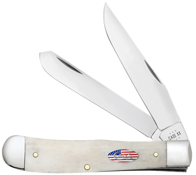 Case Trapper, Case 14090 Smooth Natural Bone Cs Trapper