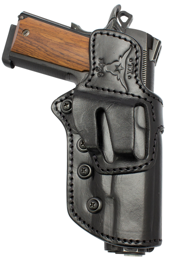 TX 1836 Kydex TXLOCKROWB300 TX Lock Retention System OWB, Black Leather, Compatible w/Glock 17/22, Belt Slide Mount, Ambidextrous - 145570