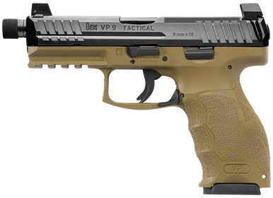 HK 81000774 VP9 TACT       FDE  W/ 3-17RD MAGS NS