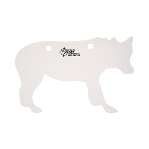 EZ-Aim 15574 Shooting Silhouette  Coyote 0.38" Thickness White - 143518