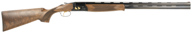 F.A.I.R. FRSLX600BL1628 SLX 600  16 Gauge 2.75" 2rd 28" O/U, Black Barrel/Gold Inlay Engraved Rec, Walnut Furniture, Fiber Optic Sight, Technichoke XP50 Chokes
