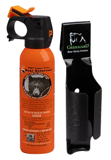 Udap Bear Spray, Udap Sog     Orange Bear Spray 7.9oz W/griz Holstr