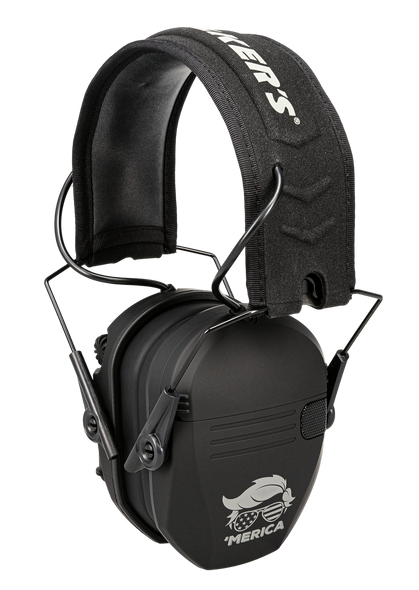 Walkers Game Ear , Wlkr Gwp-rsemt24mer-blk Razor Merica Muffs Blk