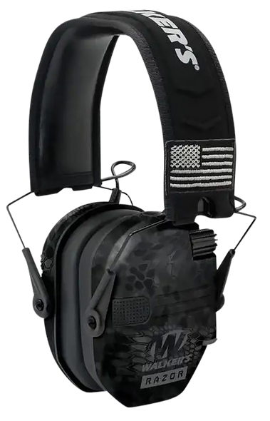 Walkers Game Ear Razor, Wlkr Gwp-rsempat-kpt   Razr Patriot Muff Kryptek