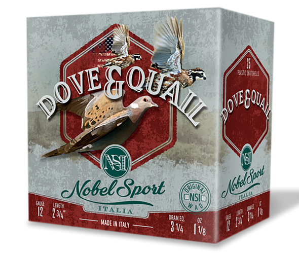 Nobel/eurosports Llc Dove & Quail, Nsi Ansf1275    Dove&quail    12 2 3/4" 7.5  25/10