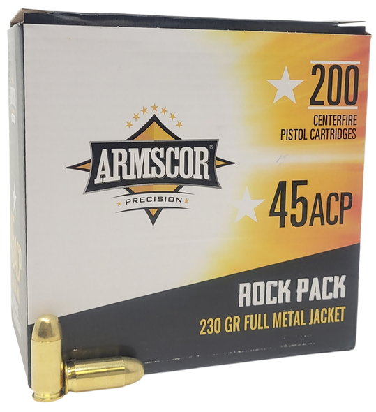 Armscor , Arms 50093 Rock Pack 45acp 230gr Fmj  200/4