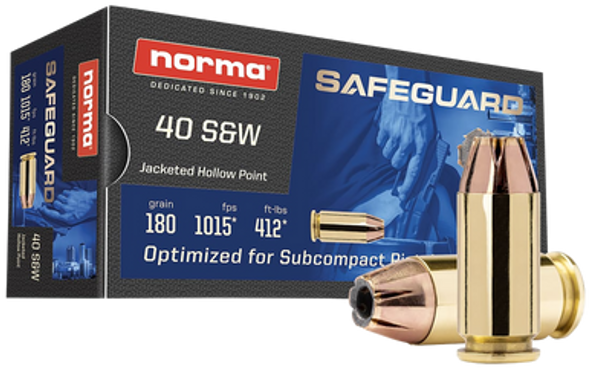 Norma Ammunition (ruag) , Norma 801407727 40       180gr Jhp Safeguard 50/20