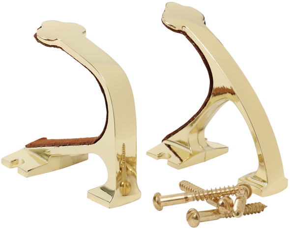Allen Gun Hanger Set, Allen 5641  Gun Hanger Wall Mnt Set          Brass