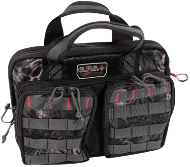 G*outdoors Tactical, Gps T1316pcpmb  Tact Quad Case W/2 Pstl Rbag   Blk