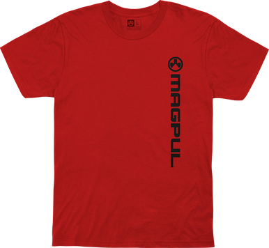 Magpul Industries Corp Vertical Logo, Magpul Mag1113-610-s  Vert Logo      Shirt Sm  Red