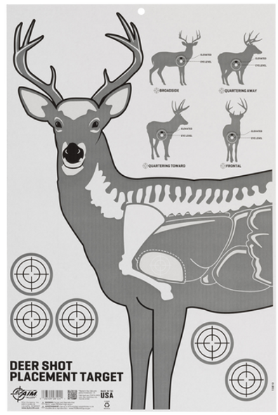 ALLEN 15810 DEER VITALS CORRUGATED TARGET 23X35