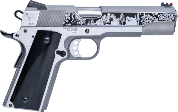 Cnc Firearms CNCWESTSPIRIT 1911 Western Spirit  45 ACP 7+1 5" Stainless