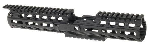 Troy Ind SRAIDLTCKBT00 Delta Handguard Carbine Length Black AR-15 12" Long