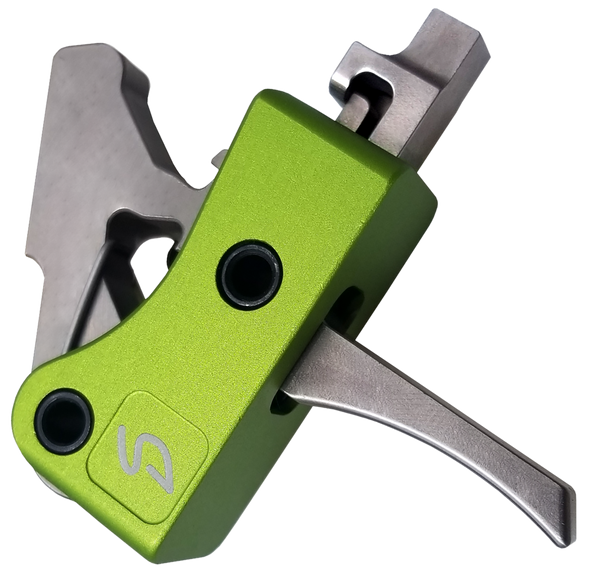 Stern Defense 009H2SNIBD1M H2S Drop In Trigger Green Fits AR10/AR15