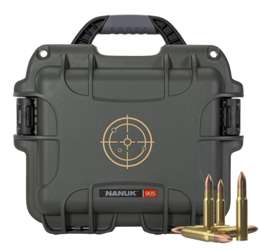 Nanuk (plasticase Inc) 905, Nanuk 905ammo6   Nanuk Cs 905 W/tan Trget Logo Olv