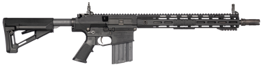 Knights Armament 31955 SR-25 Precision Carbine 308 Win 16" 20+1 Black Black Adjustable Stock Black Polymer Grip Ambidextrous Hand