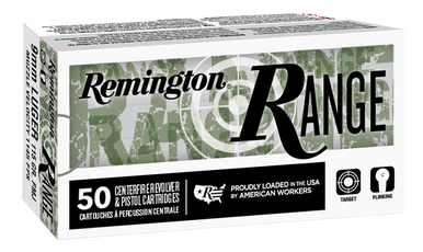 Remington Ammunition Range, Rem 28565  T9mm2   Range     9m Lug 124 Fmj  50/10