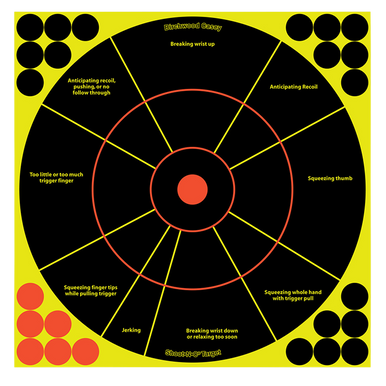 Birchwood Casey Shoot-n-c, Bir 34075          Shoot-n-c 12" Hndgn Trainr 50pk