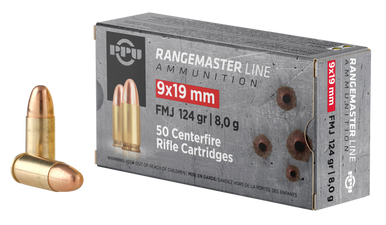 Ppu Rangemaster, Ppu Pprm9m      9x19    124 Fmj   Rngmstr  1000 Rd