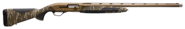 Browning 011743205 Maxus II Wicked Wing 12 Gauge 3.5" 4+1 26" Burnt Bronze Cerakote Barrel & Receiver, Mossy Oak Bottomland Synthetic Stock With SoftFlex Cheek Pad & Overmolded Grip Panels