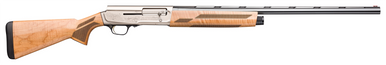 Browning 0119063004 A5 Ultimate Maple 12 Gauge 28" Barrel 3" 4+1, Gloss Black Barrel, Engraved Alloy Receiver With Satin Nickel Finish, Gloss AAA Maple Stock With Closed Radius Pistol Grip
