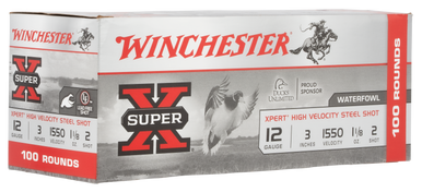 Winchester Ammo Super X, Win Wex1232vp Xpert 3mg 12 3in 2   St   11/8 100/2