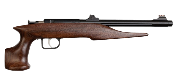Crickett 41001 Hunter Adult 22 Mag 1rd 9" Threaded Blued Steel Single Shot Barrel, Walnut Stock