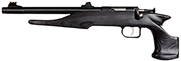 Crickett 41003 Hunter Adult 22 Mag 1rd 9" Threaded Blued Steel Single Shot Barrel, Black Laminate Stock