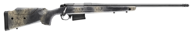 Bergara Rifles B14LM5610 B-14 Wilderness Terrain 28 Nosler 5+1 26" Threaded, Sniper Gray Cerakote Barrel/Rec, Adj. Cheek Piece SoftTouch Woodland Camo Stock with Mini-Chassis, Omni Muzzle Brake