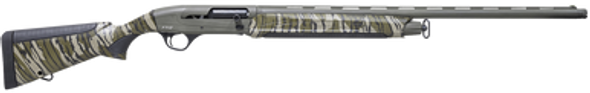 Pointer REXPFT12CAMO Field Tek 12 12 Gauge Semi-Auto 3" 5+1 28" OD Green Cerakote Vent Rib Barrel, OD Green Cerakote Aluminum Receiver, Fixed Mossy Oak Bottomland Synthetic Stock