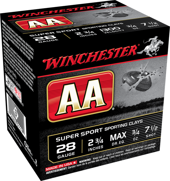 Winchester Ammo Aa, Win Aasc287vp  Aa Spt Cly 28 2.75 7.5  3/4 100/5