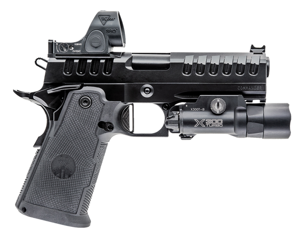 Watchtower Firearms APACHE9MMCMNDRBLK Apache  Commander Frame 9mm Luger 15+1 4.25" Threaded Barrel Steel Slide Black PVD
